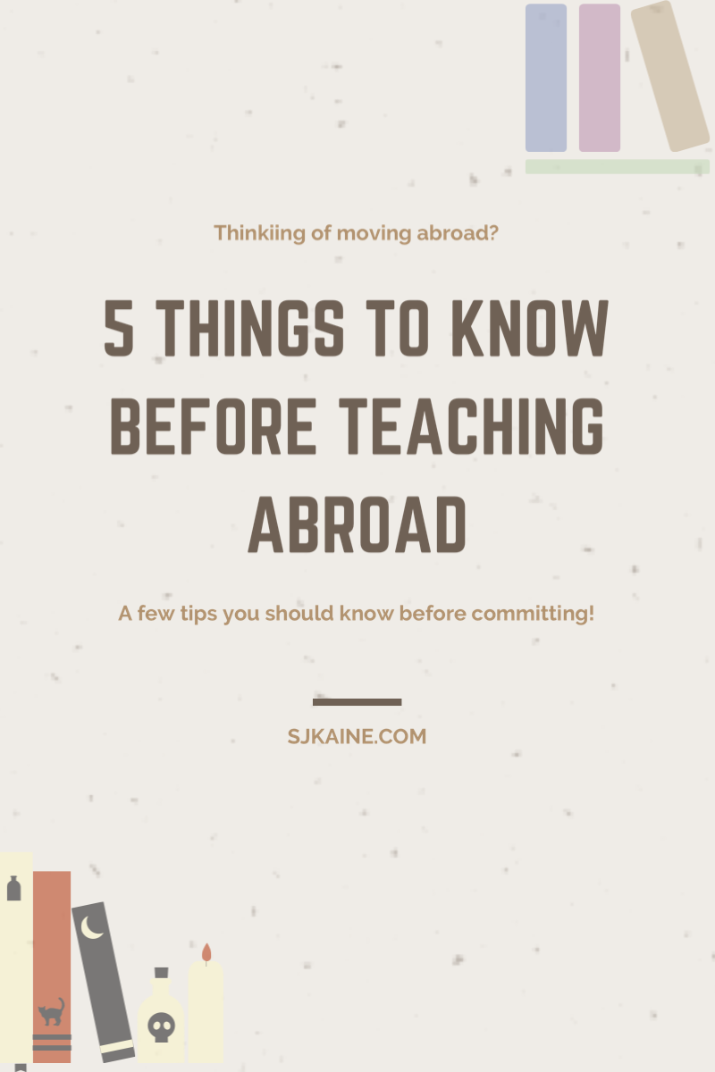 5 Things I Wish I Knew Before Teaching Abroad